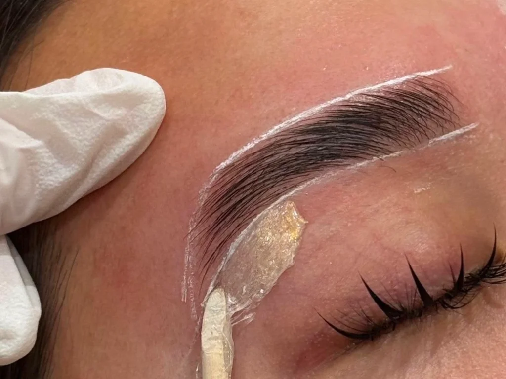 Brow waxing at Serene Beauty Studio