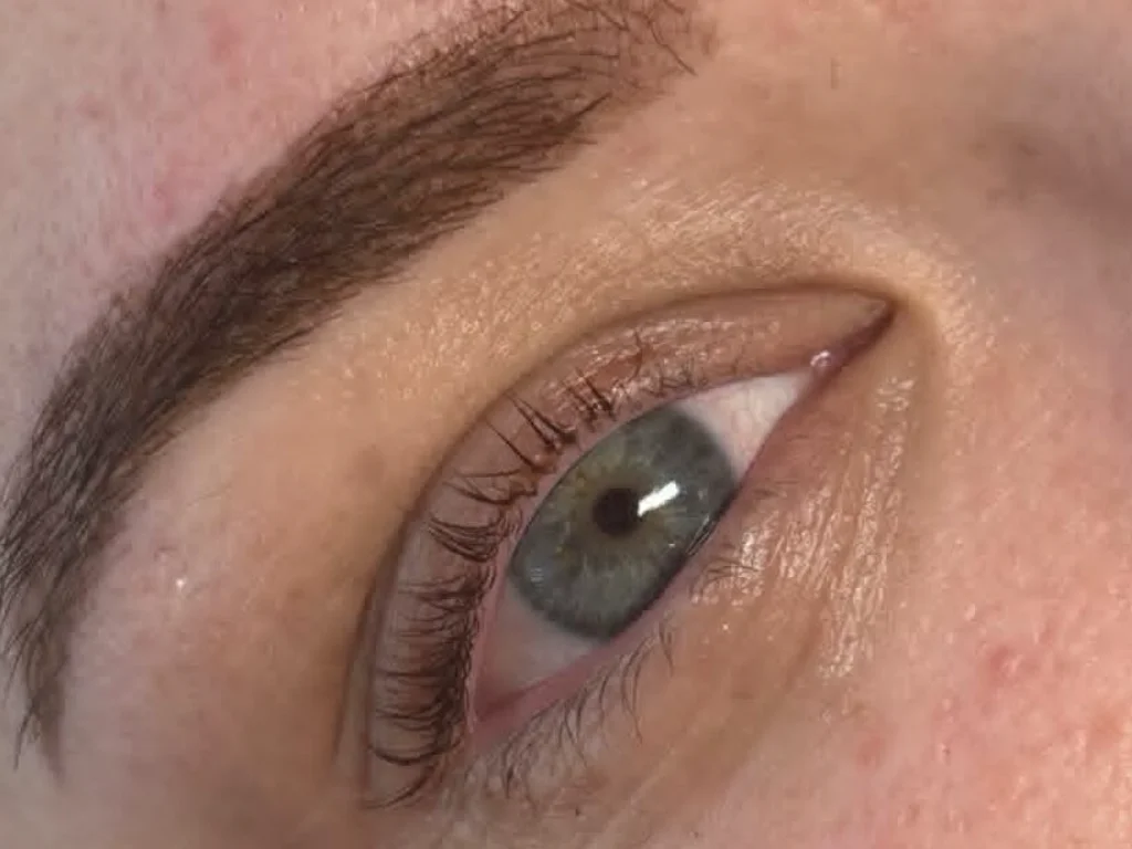 Lash lift result at Serene Beauty Studio