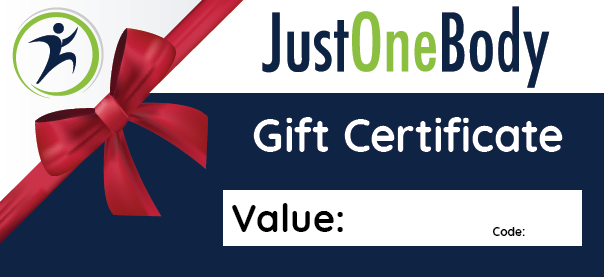 Just One Body gift certificate