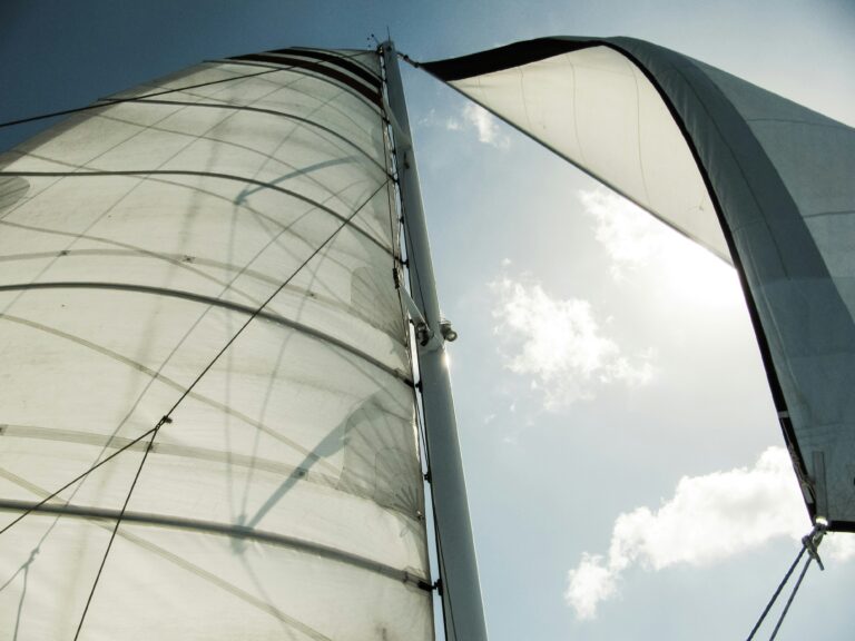 Sails of a tall ship