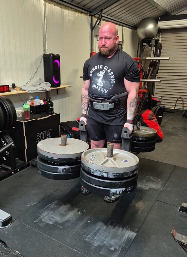 Dillon Doyle training for strongman