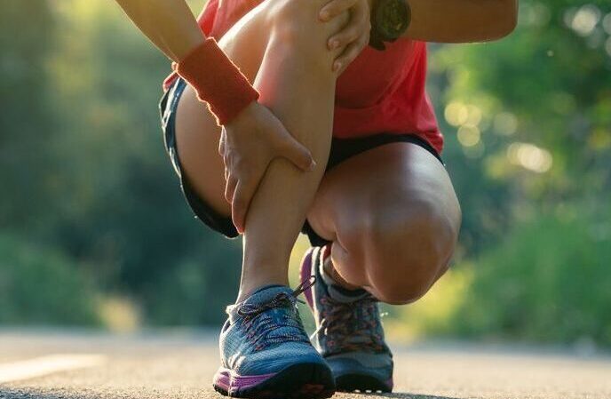 Runner in motion