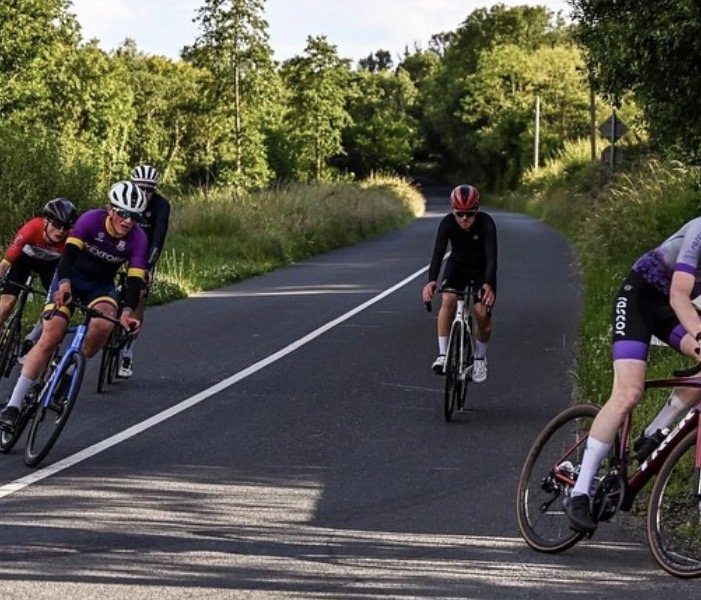 Competitive cyclist Noah Finn