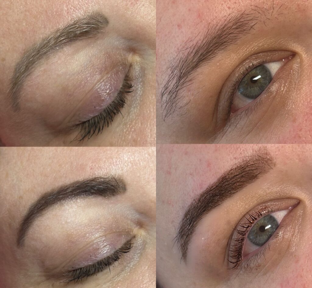Eyebrow treatment at Serene Beauty Studio